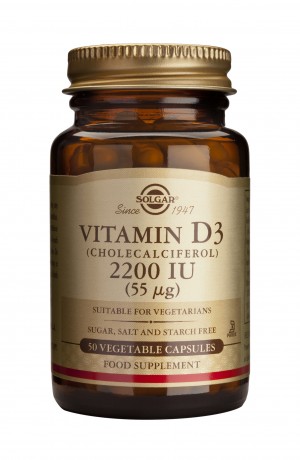 E3316 VitaminD3 2200IU 50Vegetable Capsules