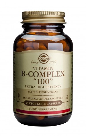 UK VitaminB Complex100 50 Vegetable Capsules 1149 PIC